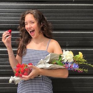 gingham picnic dress